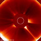 Latest LASCO C2 image of the Sun