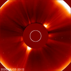 Latest LASCO C2 image of the Sun