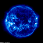 Click for time-lapse image of the sun