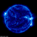 Click for time-lapse image of the sun